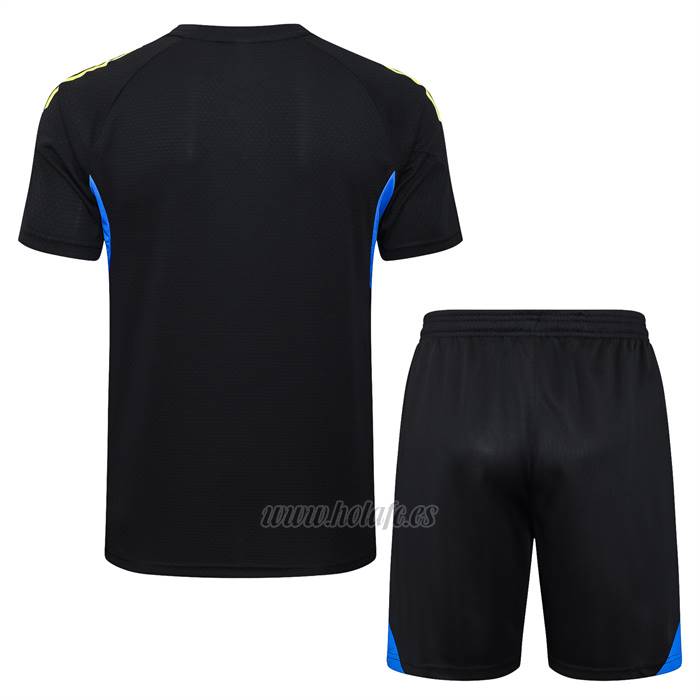 Chandal del Manchester United Manga Corta 2025-2026 Negro - Pantalon Corto